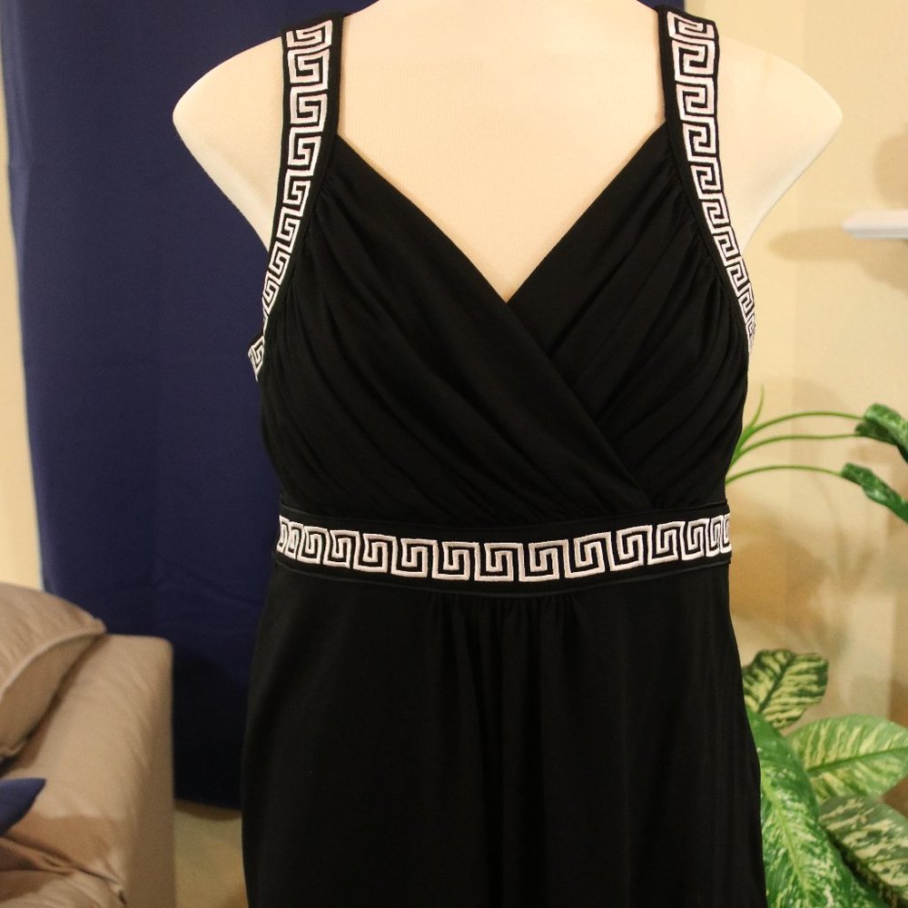 Black Top with Cute Piping